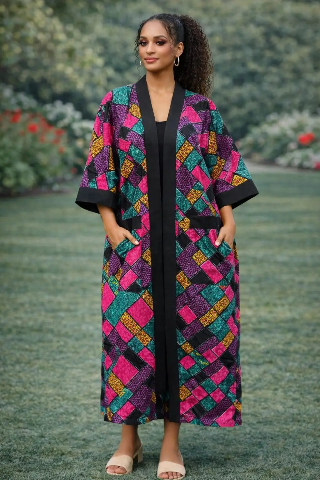 Patchwork Kimono Jacket